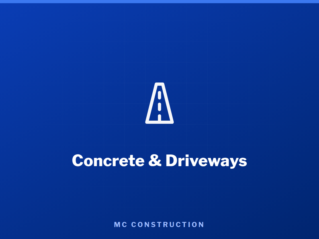Concrete and Driveways in Kentucky